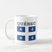 Vlag van Québec, Canada Koffiemok (Links)