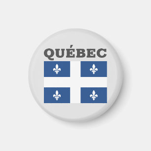 Vlag van Québec, Canada Magneet
