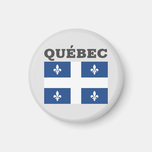 Vlag van Québec, Canada Magneet (Voorkant)