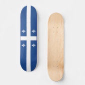 Vlag van Québec, Canada Persoonlijk Skateboard (Voorkant)
