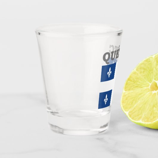 Vlag van Québec, Canada Shot Glas (Links)