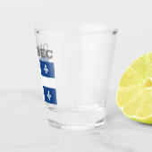 Vlag van Québec, Canada Shot Glas (Rechts)