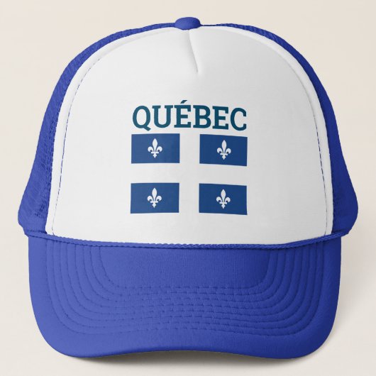 Vlag van Québec, Canada Trucker Pet (Voorkant)