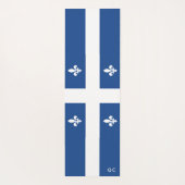 Vlag van Québec, Canada Yogamat (Achterkant)