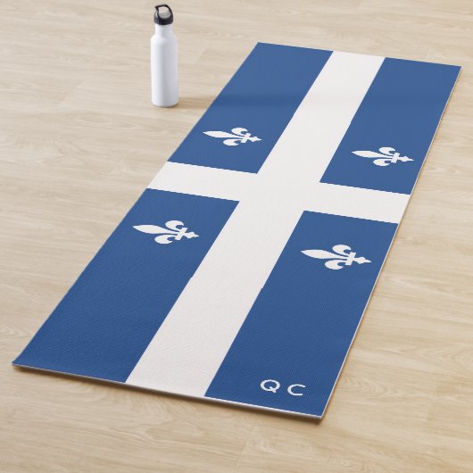 Vlag van Québec, Canada Yogamat (In situ)