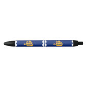 Vlag van Quebec City Black Ink Pen (Voorkant)