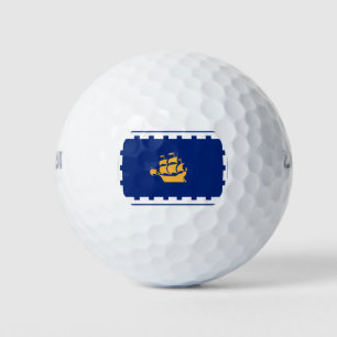 Vlag van Quebec City Golf Balls Golfballen