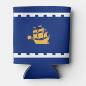 Vlag van Quebec City Koelbox Blikjeskoeler (Voorkant)