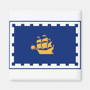 Vlag van Quebec City Magnet