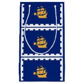 Vlag van Quebec City Small Gift Bag Klein Cadeauzakje (Voorkant)