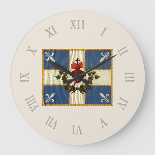 Vlag van Quebec Grote Klok (Voorkant)