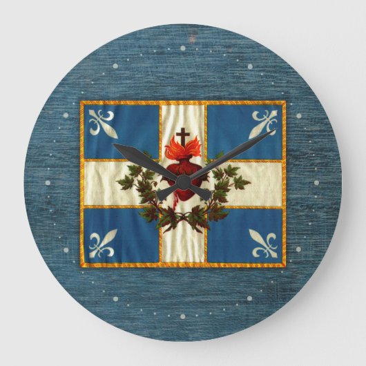 Vlag van Quebec Grote Klok (Voorkant)