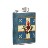 Vlag van Quebec Heupfles (Rechts)