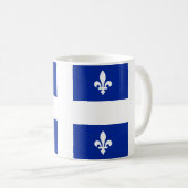 Vlag van Quebec Koffiemok (Voorkant rechts)