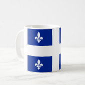 Vlag van Quebec Koffiemok (Voorkant links)