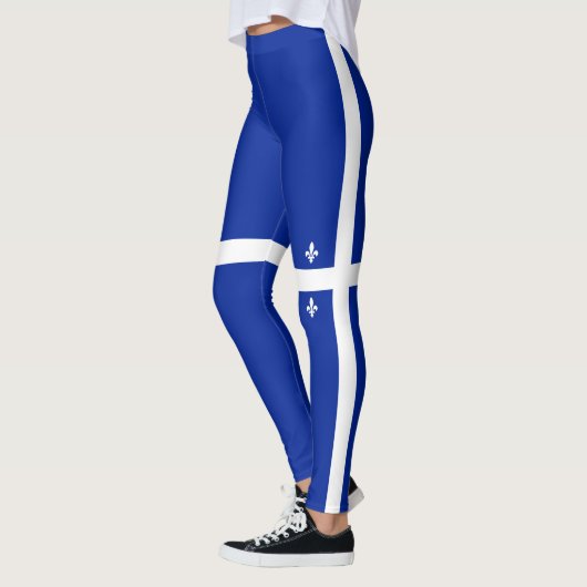 Vlag van Quebec-Leggings Leggings (Links)
