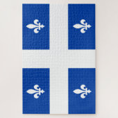 Vlag van Quebec Legpuzzel (Verticaal)