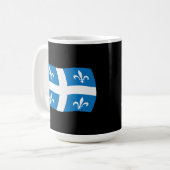 Vlag van Quebec mok (Voorkant links)