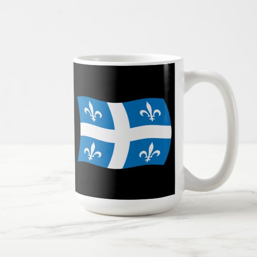 Vlag van Quebec mok (Rechts)