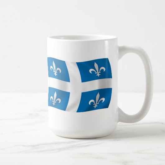 Vlag van Quebec mok (Rechts)