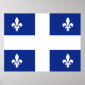 Vlag van Quebec Poster (Voorkant)