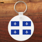 Vlag van Quebec Sleutelhanger (Voorkant)