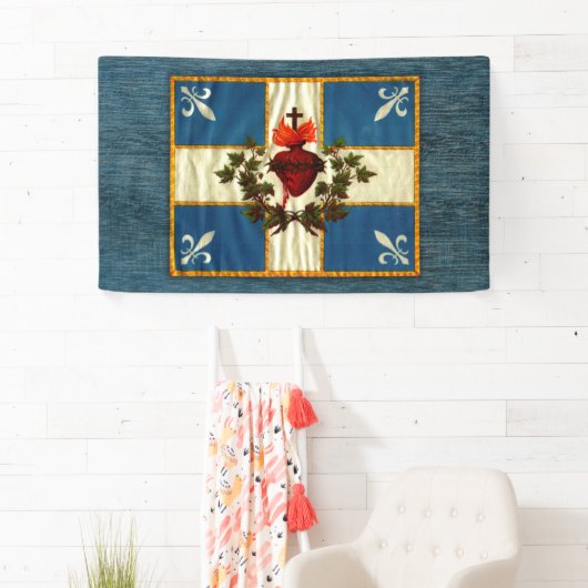 Vlag van Quebec Spandoek (Insitu)