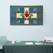 Vlag van Quebec Spandoek (Beurs)