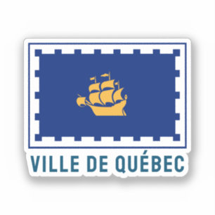 Vlag van Quebec Sticker