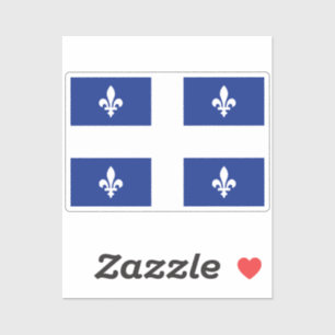 Vlag van Quebec-Sticker Sticker