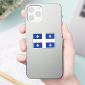 Vlag van Quebec-Sticker Sticker (Telefoon)