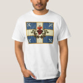 Vlag van Quebec T-shirt (Voorkant)