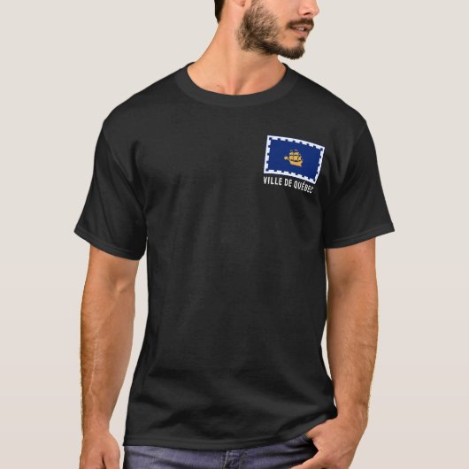 Vlag van Quebec T-shirt (Voorkant)