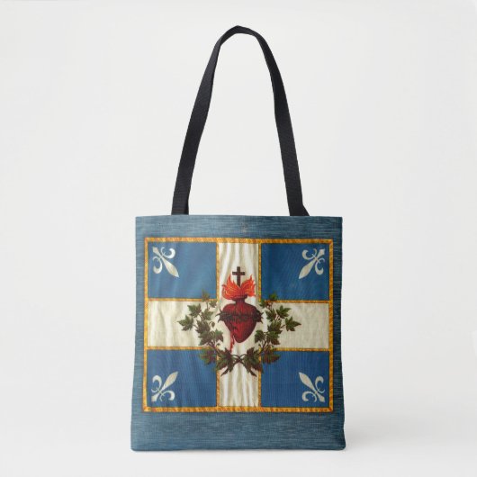 Vlag van Quebec Tote Bag (Voorkant)