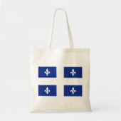 Vlag van Quebec Tote Bag (Voorkant)