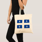 Vlag van Quebec Tote Bag (Voorkant (product))