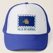 Vlag van Quebec Trucker Pet (Voorkant)
