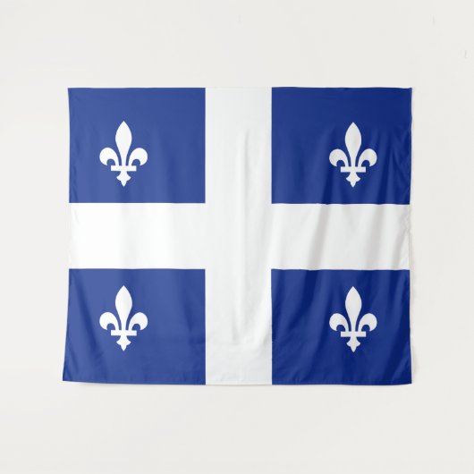 Vlag van Quebec Wandkleed (Voorkant (horizontaal))