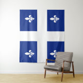 Vlag van Quebec Wandkleed (In situ)
