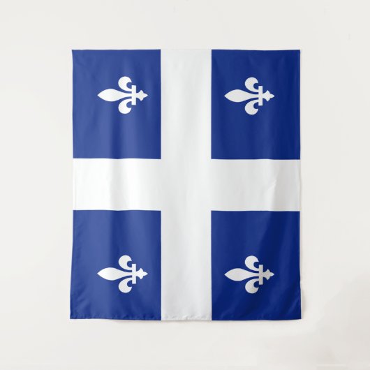 Vlag van Quebec Wandkleed (Voorkant)