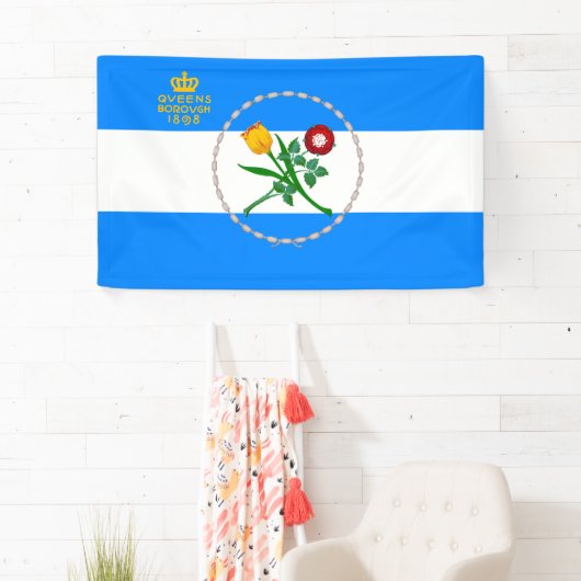 Vlag van Queens (Borough of New York City) Spandoek (Insitu)