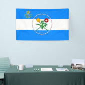 Vlag van Queens (Borough of New York City) Spandoek (Beurs)