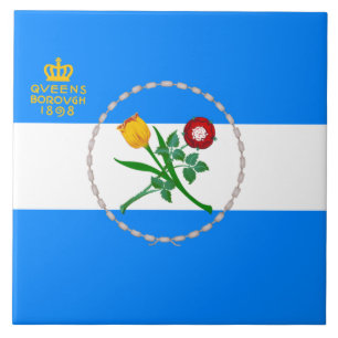 Vlag van Queens (Borough of New York City) Tegeltje