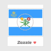 Vlag van Queens, New York Sticker (Vel)