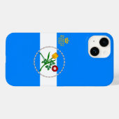 Vlag van Queens, NY Case-Mate iPhone Case (Achterkant (horizontaal))