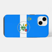 Vlag van Queens, NY iPhone Hoesje (Achterkant horizontaal)