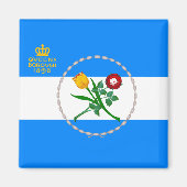 Vlag van Queens, NY Magneet (Voorkant)