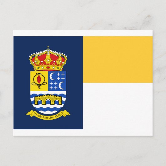Vlag van Quéntar (Spanje) Briefkaart (Voorkant)