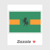 Vlag van QwaQwa, de Republiek Zuid-Afrika Sticker (Vel)