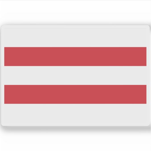 Vlag van Raiatea Sticker (Voorkant)